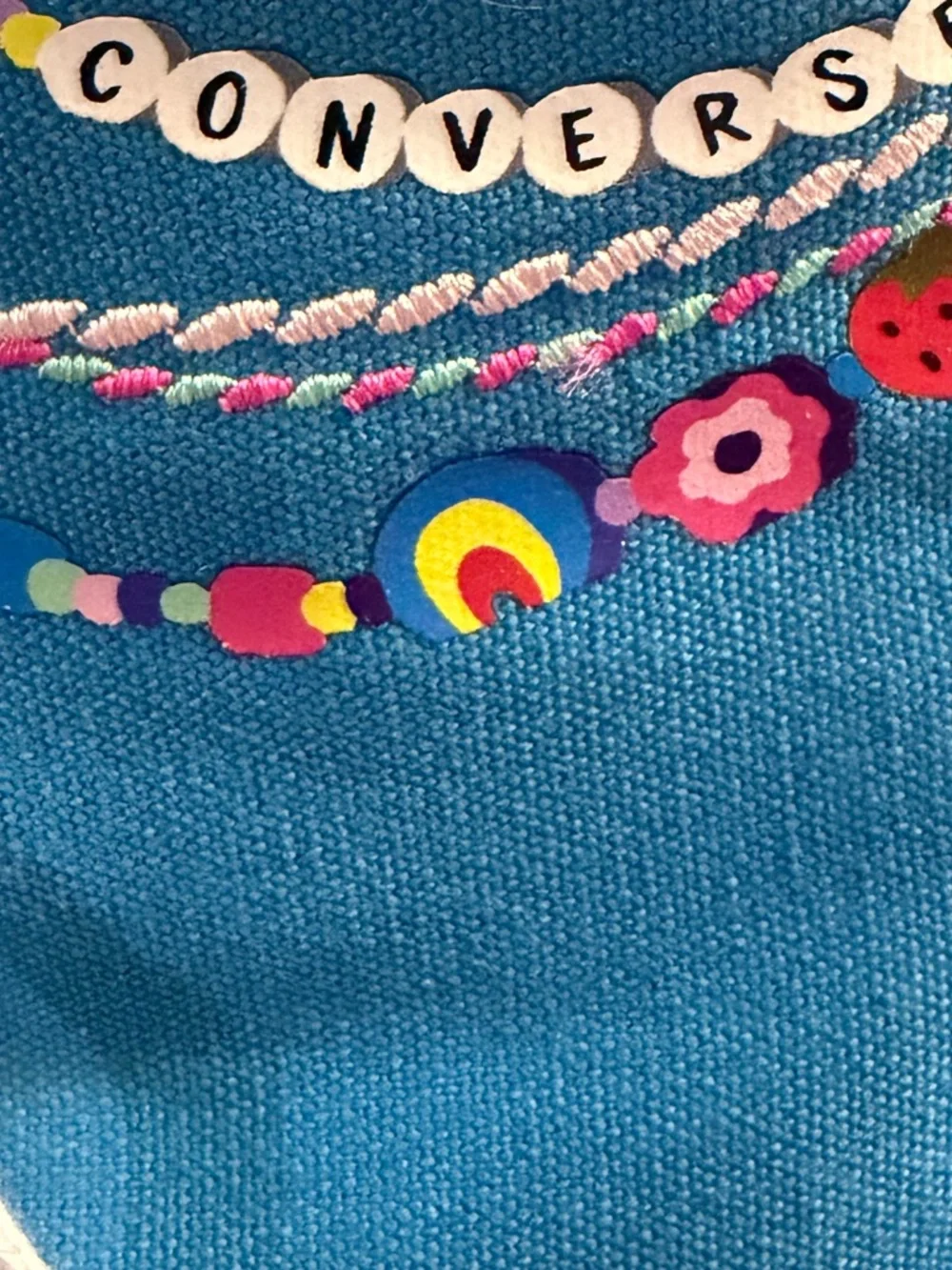 Chuck Taylor All Star Lift Kidult Women Converse Dial up Blue High-Top Sneakers - Picture 11 of 14